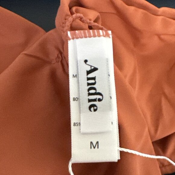 Andie Women's M Symi Hipster Swim Bottom Cedar Back Ruching NWT 9574 - Picture 12 of 16